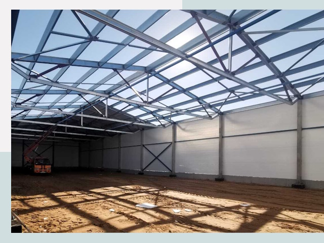 Строительство сенохранилищ в Белорецке