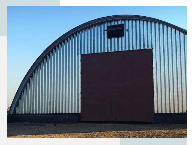 Бескаркасные ангары в Белорецке