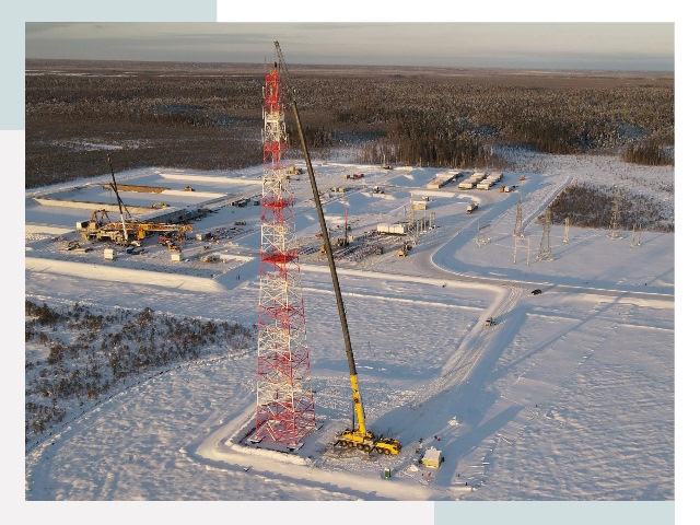 Мачты связи в Белорецке