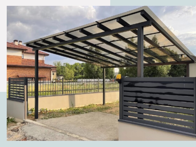 Металлические навесы в Белорецк от 608 руб. за м²